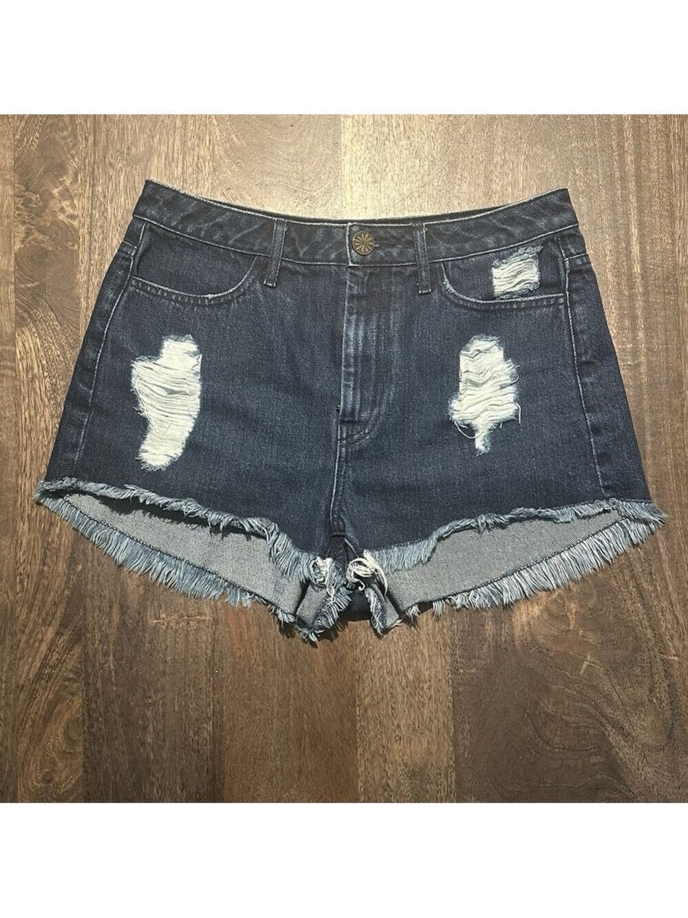 Show Me Your Mumu Wyoming High Waisted Cutoff Shorts Surf Women's Size 29